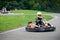 Competitions on the kart track race track