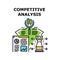 Competitive Analysis Vector Concept Illustration