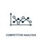 Competitor Analysis icon. Creative element design from business strategy icons collection. Pixel perfect Competitor Analysis icon