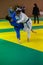 Competitors in Catalan Senior Judo Championships in Barcelona, 2