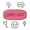 Complaint word concept