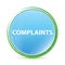 Complaints natural aqua cyan blue round button