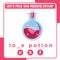 Complete the missing letter worksheet. Love potion valentine’s edition