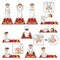 Complete Set of Muslim Prayer Position Guide Step by Step Perform by Boy