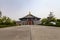 A complete view of the Ming temple ruins in the capital of the zhou dynasty in luoyang, China