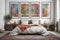 Complete Your Bedroom Oasis Set of Four Stunning Artworks