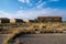 Completely abandoned townhouse development in Jeffery City Wyoming, a former Uranium mining boomtown, closed in the 1980s