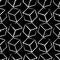 Completely seamless, abstract cube pattern. Black and white design, geometric 3d background.