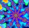 Complex beautiful fractal in bright joyful colors