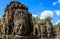 Complex of Face Tower in Bayon Temple