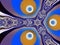 A complex fractal background of a speckled mottled pattern
