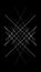complex rhombus white line geometric design, black background wallpaper