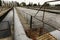 Complex of treatment facilities of Bortnichi aeration station in the Bortnychi village near Kyiv, Ukraine. June 2014