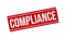 Compliance Rubber Stamp. Compliance Grunge Stamp Seal Vector Illustration