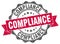 compliance seal. stamp
