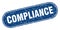compliance sign. compliance grunge stamp.