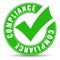 Compliance vector icon
