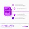 Component, data, design, hardware, system Infographics Template for Website and Presentation. GLyph Purple icon infographic style