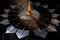 components of solar sail propulsion system laid out