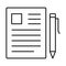 Compose, paper Vector icon which can easily modify