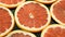 Composed slices of red grapefruit