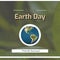 Composite of globe with world earth day and protect the environment text over defocused plants