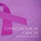Composite of gynecological cancer awareness month over ribbon on pink background