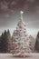 Composite image of christmas tree