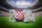 Composite image of croatia world cup 2014 message