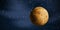 Composite image of digitally generated full gold moon