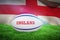 Composite image of england rugby ball