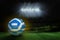 Composite image of football in honduran colours