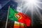 Composite image of portugal national flag