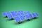 Composite image of rows of 3d solar panel