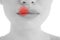 Composite image of woman with luscious lips