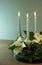 composition candles holiday Christmas decor home comfort