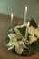 composition candles holiday Christmas decor home comfort