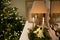 composition candles holiday Christmas decor home comfort