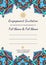 Composition of engagement invitation text over indian pattern on white background