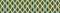 Composition of typical maroccan wall decorations with yellow and green ceramic tiles called azulejos with a geometric design - It