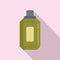 Compost liquid icon, flat style