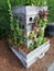 Compost worm bin and grow box garden planter