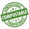 Compostable stamp