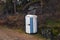 Composting toilet in a park