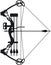 Compound bow and arrow