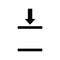 Compress push or squeeze symbol