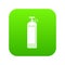 Compressed gas container icon digital green