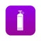 Compressed gas container icon digital purple