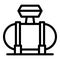 Compressor device icon, outline style