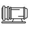 Compressor equipment icon outline vector. Air machine